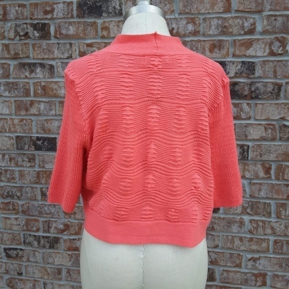 NWT Calvin Klein Porcelain Rose Cardigan M - Picture 2 of 5
